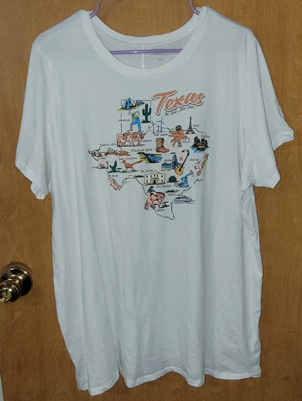 Torrid Size 2 White Texas Graphic Tee Shirt